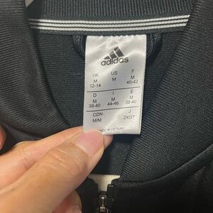 Adidas Classic Black Zip-Up